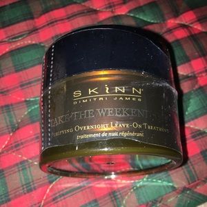 Skinn take the weekend off mask